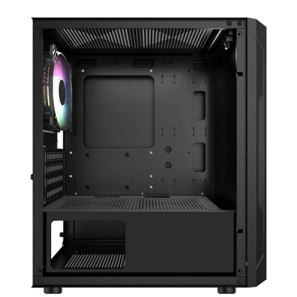GABINETE BALAM RUSH (BR-936118) ARTIC GI725,MICRO ATX,1*USB 3.0,CRISTAL TEMP,NEGRO - Imagen 4