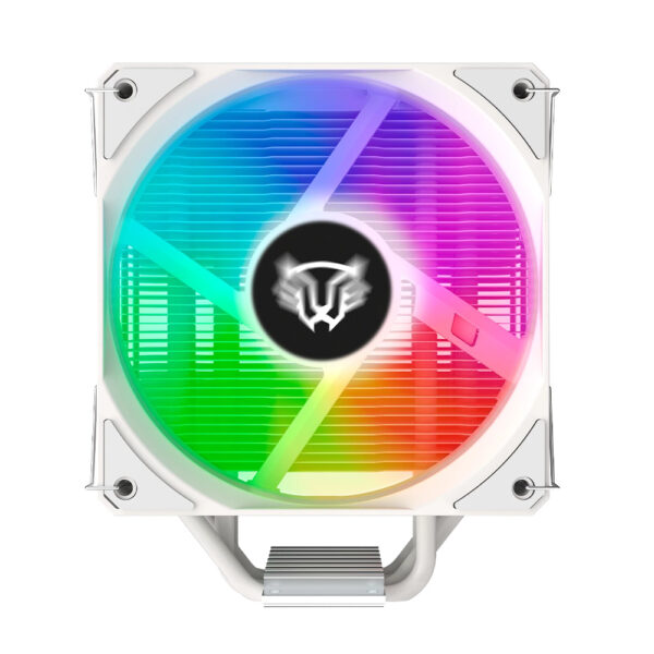 VENTILADOR P/CPU BALAM RUSH (BR-937924) NITROX NX60W,VENT 120MM,6 TUBOS,LGA 1700,AM5,ARGB,BLANCO - Imagen 2