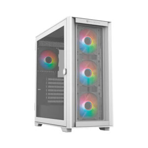 GABINETE BALAM RUSH (BR-938761) CARBONO TWIN MATE 9000,ATX,1*USB 3.0,DOBLE PANEL,4 FAN,BLANCO