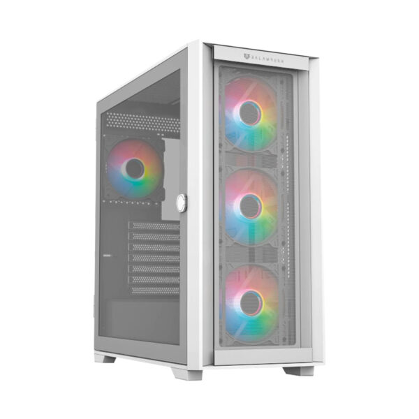 GABINETE BALAM RUSH (BR-938808) CARBONO TWIN MATE 7000,ATX,1*USB 3.0,DOBLE PANEL,4 FAN,BLANCO - Imagen 2