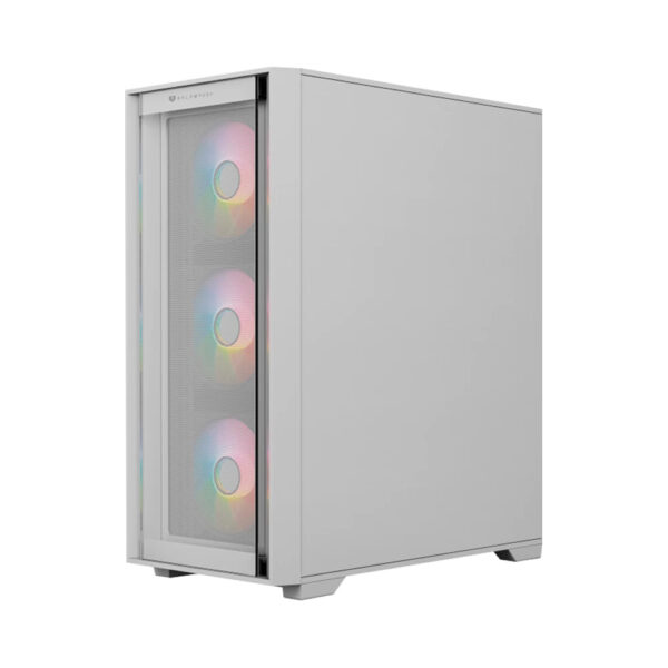 GABINETE BALAM RUSH (BR-938808) CARBONO TWIN MATE 7000,ATX,1*USB 3.0,DOBLE PANEL,4 FAN,BLANCO - Imagen 4