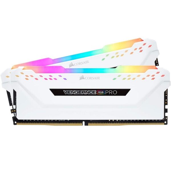 MEMORIA DIMM DDR4 CORSAIR (CMW16GX4M2C3000C15W) 16GB 3000MHZ (2X8GB) VENGEANCE RGB PRO BLANCO CL16 - Imagen 2