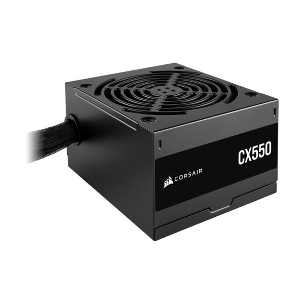 FUENTE DE PODER CORSAIR (CP-9020277-NA) CX550,550W,80 PLUS BRONZE,3 SATA,2 PCIE,VENT 120MM,NEGRO - Imagen 2
