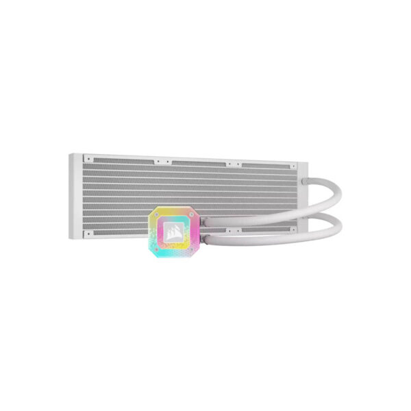 VENTILADOR P/CPU CORSAIR (CW-9060073-WW) HYDRO ICUE H150I ELITE CAPELLIX XT,BLANCO, 360MM, 3*FANS, - Imagen 2