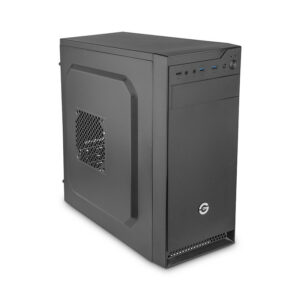 GABINETE GETTTECH (GCM-550AC-01) MICRO ATX,FUENTE 550W,1*FAN,USB 2.0,2*USB 3.0,3.5MM,NEGRO