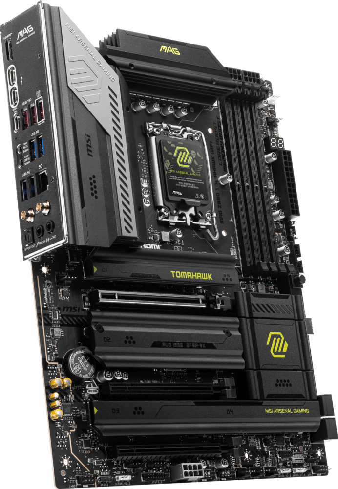 MOTHERBOARD MSI (MAG Z890 TOMAHAWK WIFI) SOCKET 1851, 4*DDR5 9200, HDMI, 2*THUNDEBOLT, 4*M.2, ATX - Imagen 3