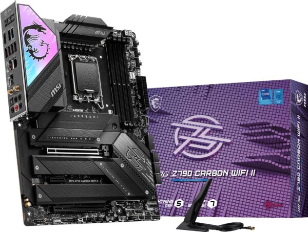 MOTHERBOARD MSI (MPG Z790 CARBON WIFI II) SOCKET 1700, 4*DDR5 7800, 1*HDMI,5*M.2, ATX