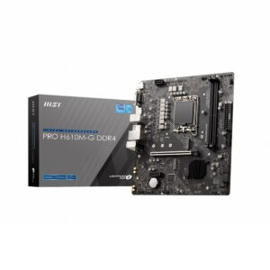 MOTHERBOARD MSI (PRO H610M-G DDR4) SOCKET 1700, 2*DDR4 3200MHZ, HDMI, VGA, MICRO ATX
