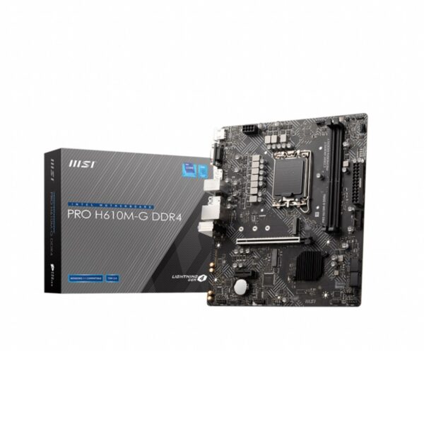 MOTHERBOARD MSI (PRO H610M-G DDR4) SOCKET 1700, 2*DDR4 3200MHZ, HDMI, VGA, MICRO ATX