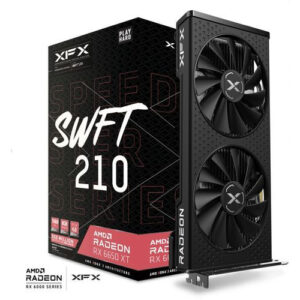 TARJETA DE VIDEO XFX (RX-665X8DFDY) SPEEDSTER SWFT 210 RADEON RX 6650XT,8GB GDDR6,2048MHZ,3*DP,HDMI