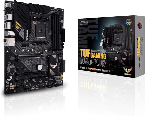 MOTHERBOARD ASUS (TUF GAMING B550-PLUS WIFI II) SOCKET AM4,4*DDR4,HDMI,DP,PCIE-4.0,ATX