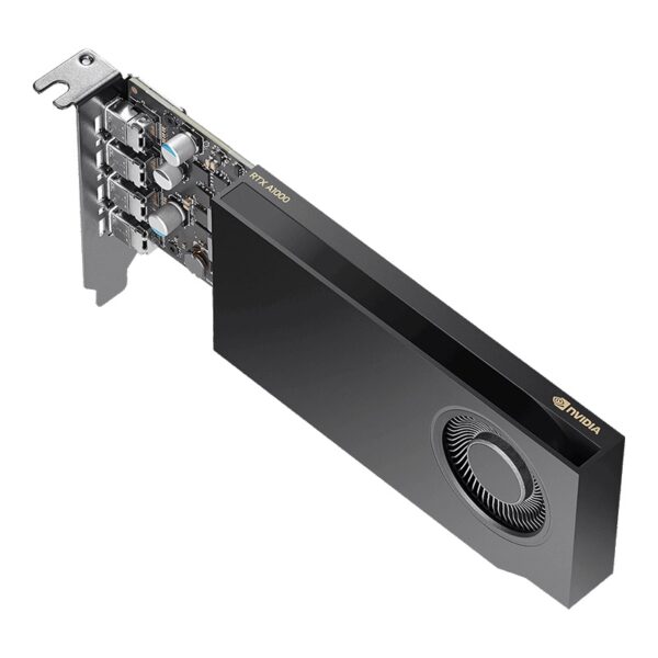 TARJETA DE VIDEO PNY (VCNRTXA400ATX-PB) NVIDIA RTX A400ATX,4GB GDRR6,4*MDP,49BITS,24TC,768 CC - Imagen 3