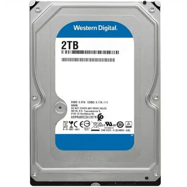 DISCO DURO WD 3.5" 2TB (WD20EZBX) BLUE, 7200 RPM, 256MB, SATA3 - Imagen 2