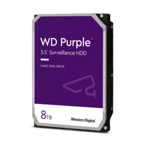 DISCO DURO WD 3.5" 8TB (WD85PURZ) PURPLE, 5640 RPM, 256  MB, SATA3