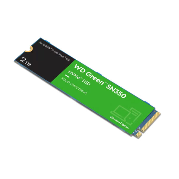 UNIDAD SSD M.2 WD 2TB (WDS200T3G0C) GREEN SN350, PCIE 3.0, NVME, 2280 - Imagen 2