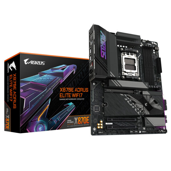 MOTHERBOARD GIGABYTE (X870E A ELITE WIFI7) SOCKET  AM5, 4*DDR5 8000 MHZ, HDMI, ATX, WIFI7/BT