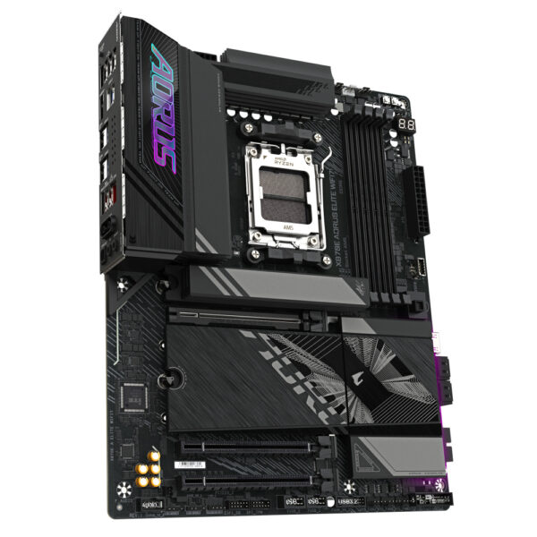 MOTHERBOARD GIGABYTE (X870E A ELITE WIFI7) SOCKET  AM5, 4*DDR5 8000 MHZ, HDMI, ATX, WIFI7/BT - Imagen 3