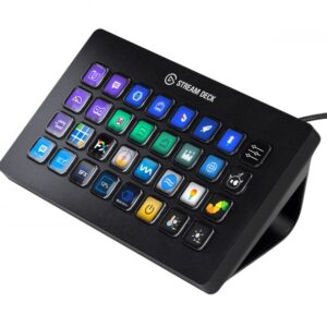TECLADO P/STREAMING ELGATO (10GAT9901) STREAM DECK XL,32 TECLAS LCD,NEGRO