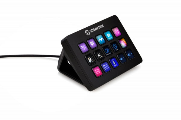 TECLADO P/STREAMING ELGATO (10GBA9901) STREAM DECK MK.2,15 TECLAS,LCD,NEGRO