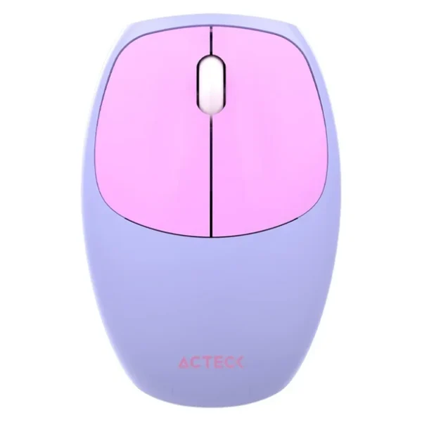 KIT TECLADO Y MOUSE INALAMBRICO ACTECK (AC-935173) CREATOR CHIC MK475,RF USB,1600 DPI,110 TEC,MORADO - Imagen 3