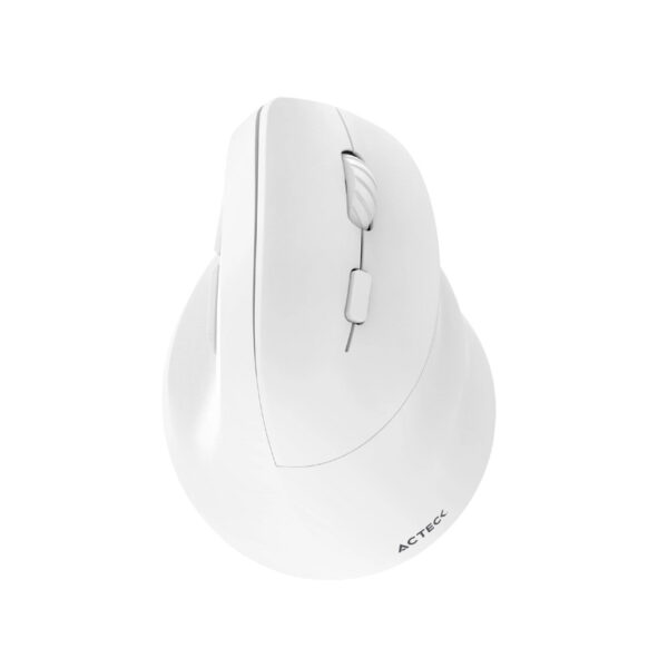 MOUSE INALAMBRICO ACTECK (AC-936231) VIRTUOS FITT MI520,RF USB,BT,OPTICO,2400 DPI,RECARGABLE,BLANCO