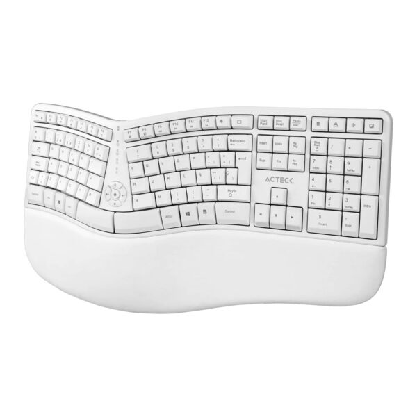KIT TECLADO Y MOUSE INALAMBRICO ACTECK (AC-936255) FITT MK770,RF USB,2400 DPI,118 TEC,BLANCO - Imagen 3