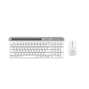 KIT TECLADO Y MOUSE INALAMBRICO ACTECK (AC-936262) SILK MK720,RF USB,BT,4000 DPI,100 TEC,BLANCO