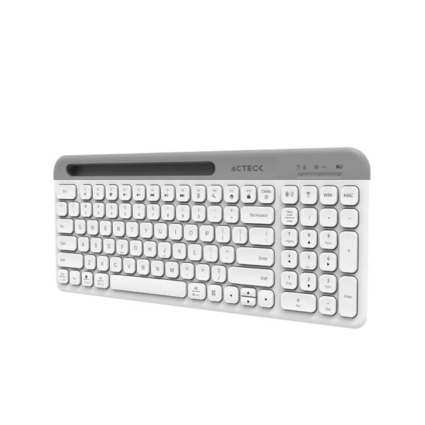 KIT TECLADO Y MOUSE INALAMBRICO ACTECK (AC-936262) SILK MK720,RF USB,BT,4000 DPI,100 TEC,BLANCO - Imagen 3