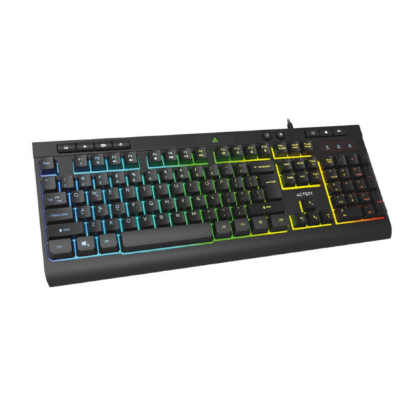 KIT TECLADO Y MOUSE ALAMBRICO ACTECK (AC-936750) CREATOR AUREAN PRO MK477G,8000 DPI,105 TECLAS,NEGRO - Imagen 2