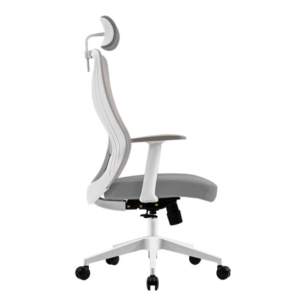 SILLA ERGONOMICA ACTECK (AC-937245) FLOE PRO EC737,INCLINACION 135,PESO 120KG,PISTON CLASE 4,BLANCO - Imagen 5