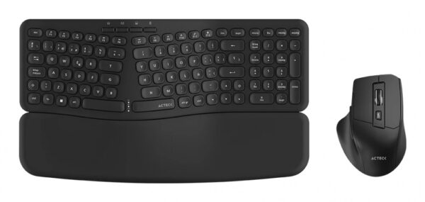 KIT TECLADO Y MOUSE INALAMBRICO ACTECK (AC-939867) ULTRA CONFORT MK650,USB RF,100 TEC,1600 DPI,NEGRO - Imagen 2
