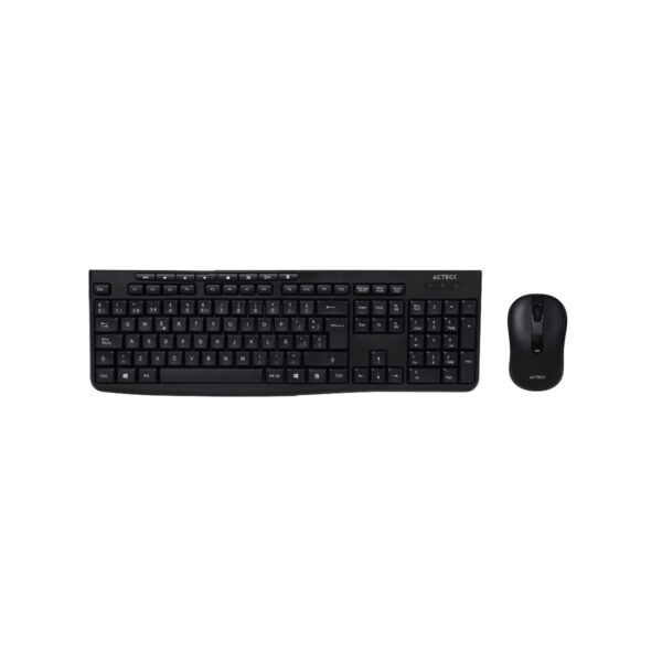 KIT TECLADO Y MOUSE INALAMBRICO ACTECK (AC-939935) CREATOR PRIME MK225,RF USB,105 TEC,1600 DPI,NEGRO