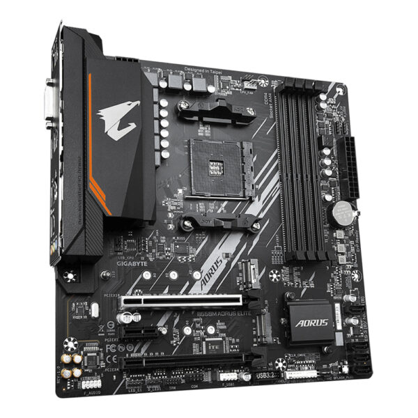 (USADA) MOTHERBOARD GIGABYTE (B550M AORUS ELITE) SOCKET AM4, 4*DDR4 4600MHZ, HDMI, DVI, MICRO ATX - Imagen 3