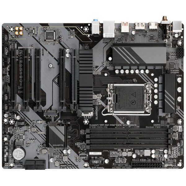 MOTHERBOARD GIGABYTE (B760 DS3H AX) SOCKET 1700, 4*DDR5 7600MHZ, HDMI, DP, ATX - Imagen 4