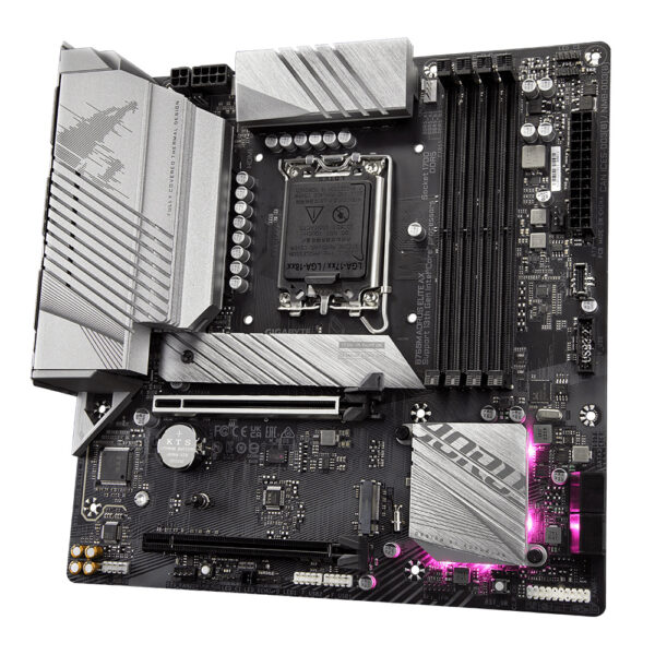 MOTHERBOARD GIGABYTE (B760M AORUS ELITE AX) SOCKET 1700, 4*DDR5 7600MHZ, HDMI, DP, MICRO ATX,WIFI 6E - Imagen 3