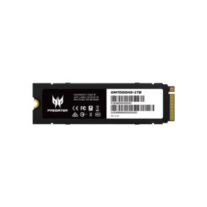 UNIDAD SSD M.2 PREDATOR 1TB (BL.9BWWR.122) GM7000, HEATSINK, 7400 MB/S