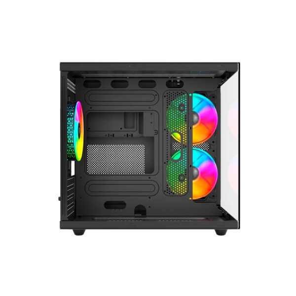 GABINETE BALAM RUSH (BR-937320) TANK PRO EVO GM955,MICRO ATX,USB 3.0,CRISTAL TEMP,NEGRO - Imagen 2
