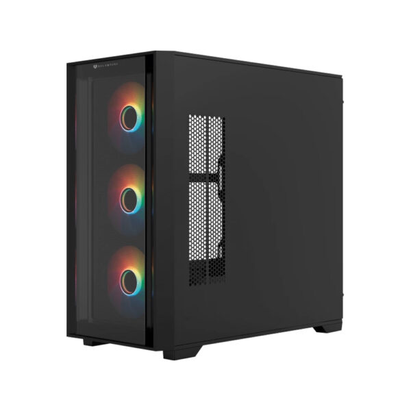GABINETE BALAM RUSH (BR-938778) CARBONO TWIN MATE 8000,MICRO ATX,1*USB 3.0,DOBLE PANEL,4 FAN,NEGRO - Imagen 5