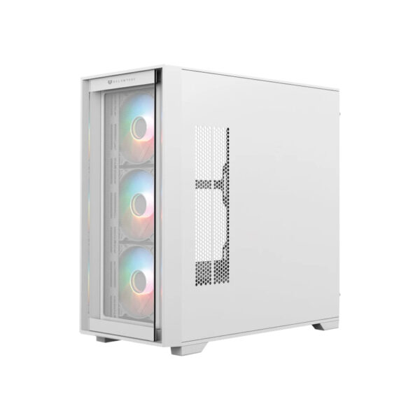 GABINETE BALAM RUSH (BR-938785) CARBONO TWIN MATE 8000,MICRO ATX,1*USB 3.0,DOBLE PANEL,4 FAN,BLANCO - Imagen 4