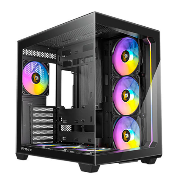 GABINETE ANTEC (C5 ARGB) CONSTELLATION C5 ATX,CRISTAL,S/FUENTE,7*FAN 120MM,1*USB-C,2*USB 3.0,NEGRO