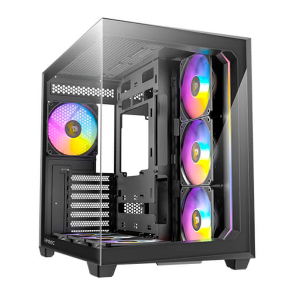 GABINETE ANTEC (C5 ARGB) CONSTELLATION C5 ATX,CRISTAL,S/FUENTE,7*FAN 120MM,1*USB-C,2*USB 3.0,NEGRO - Imagen 2
