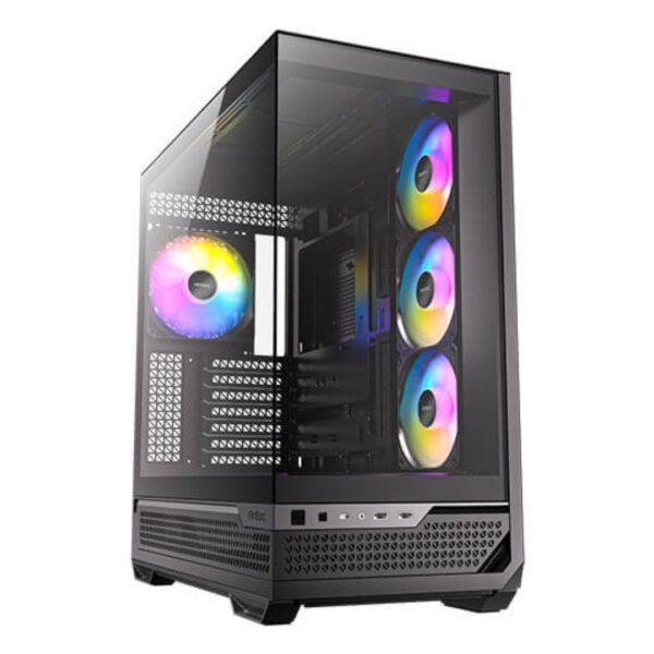 GABINETE ANTEC (C7 ARGB) CONSTELLATION C7 ARGB,CRISTAL,S/FUENTE,4*FAN,1*USB-C,2*USB 3.0,NEGRO