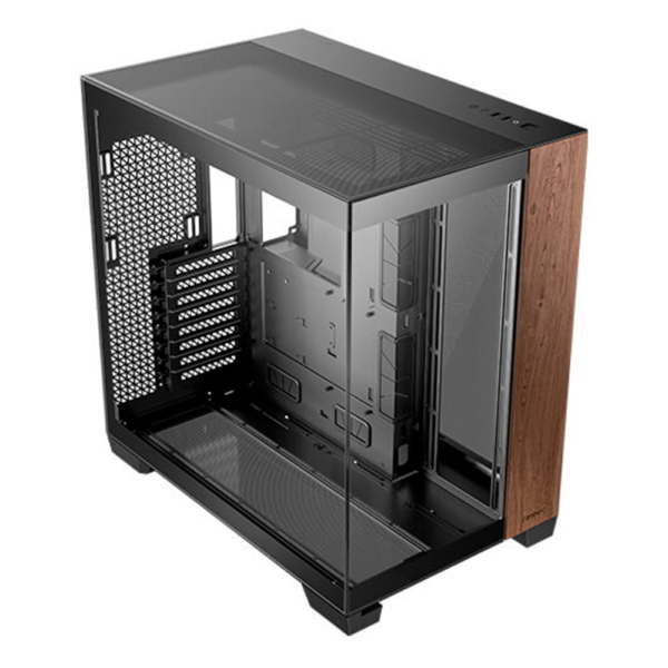 GABINETE ANTEC (C8 WOOD) CONSTELLATION C8 E-ATX,CRISTAL/MADERA,S/FUENTE,1*USB-C,2*USB 3.0,NEGRO - Imagen 2