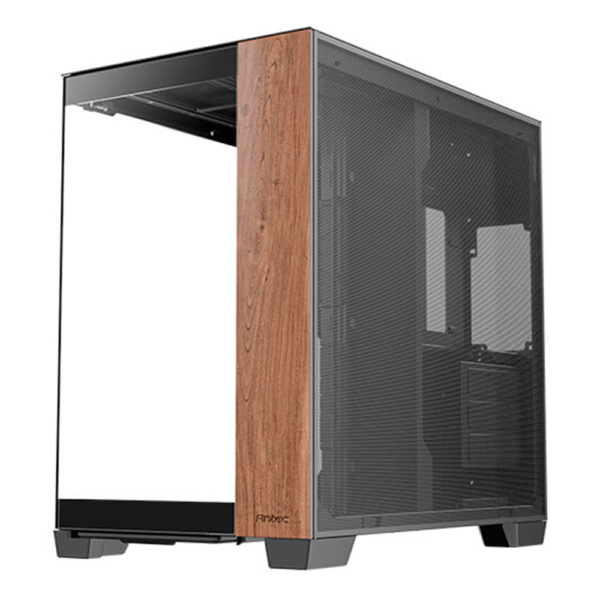 GABINETE ANTEC (C8 WOOD) CONSTELLATION C8 E-ATX,CRISTAL/MADERA,S/FUENTE,1*USB-C,2*USB 3.0,NEGRO - Imagen 3