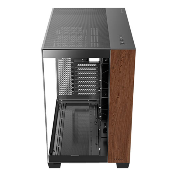 GABINETE ANTEC (C8 WOOD) CONSTELLATION C8 E-ATX,CRISTAL/MADERA,S/FUENTE,1*USB-C,2*USB 3.0,NEGRO - Imagen 5