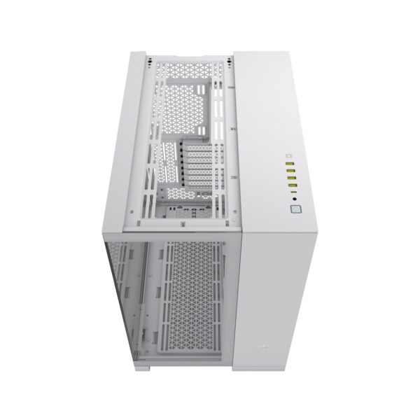 GABINETE CORSAIR (CC-9011270-WW) ICUE LINK 6500X RGB,BLANCO,CRISTAL TEMPLADO,MED-TORRE,SIN FUENTE - Imagen 2