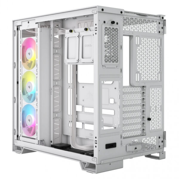 GABINETE CORSAIR (CC-9011270-WW) ICUE LINK 6500X RGB,BLANCO,CRISTAL TEMPLADO,MED-TORRE,SIN FUENTE - Imagen 4
