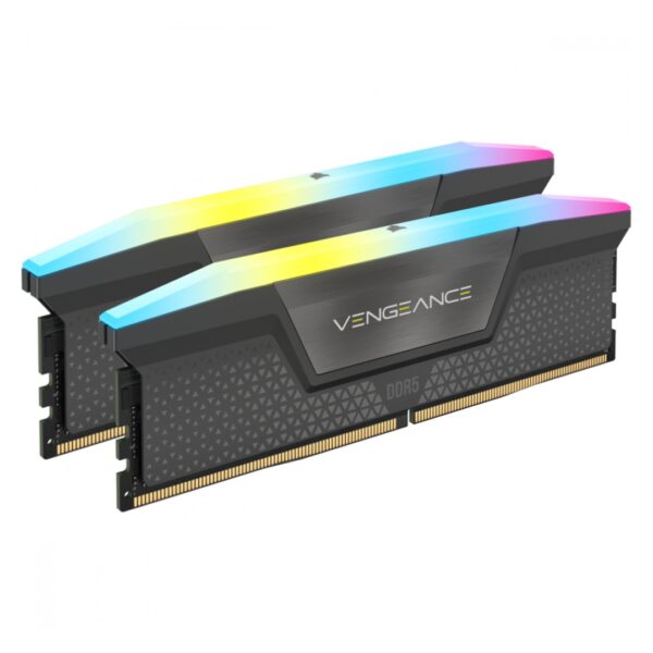 MEMORIA DIMM DDR5 CORSAIR (CMH32GX5M2B5600Z36K) 32GB (2X16GB) 5600MHZ VENGEANCE RGB AMD EXPO