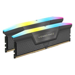 MEMORIA DIMM DDR5 CORSAIR (CMH32GX5M2B7000C40) 32GB 7000MHZ (2X16GB) VENGEANCE RGB,NEGRO CL40-114