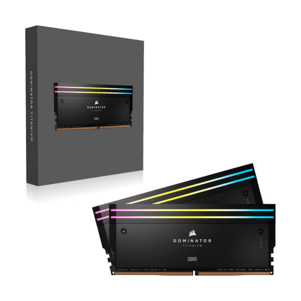 MEMORIA DIMM DDR5 CORSAIR (CMP32GX5M2X7000C34) 32GB 7000 MHZ (2X16GB) DOMINATOR TITANIUM,NEGRO - Imagen 2